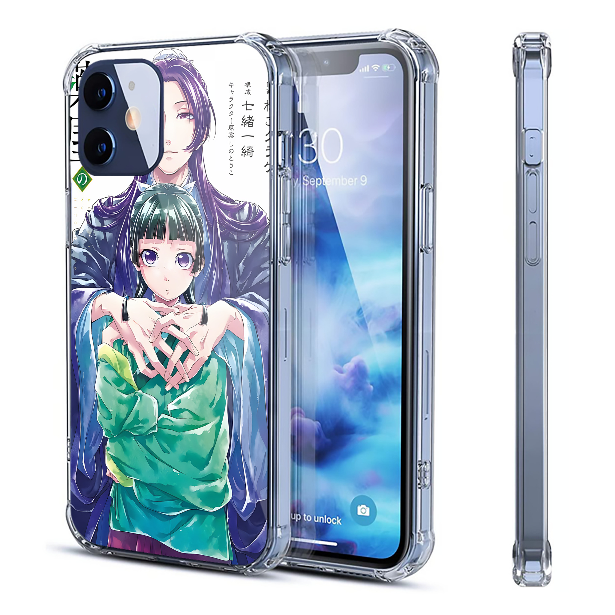 （画像用） 薬屋のひとりごと The Apothecary Diaries 【iPhone 12シリーズ対応】透明スマホケース（クリアソフトケース）